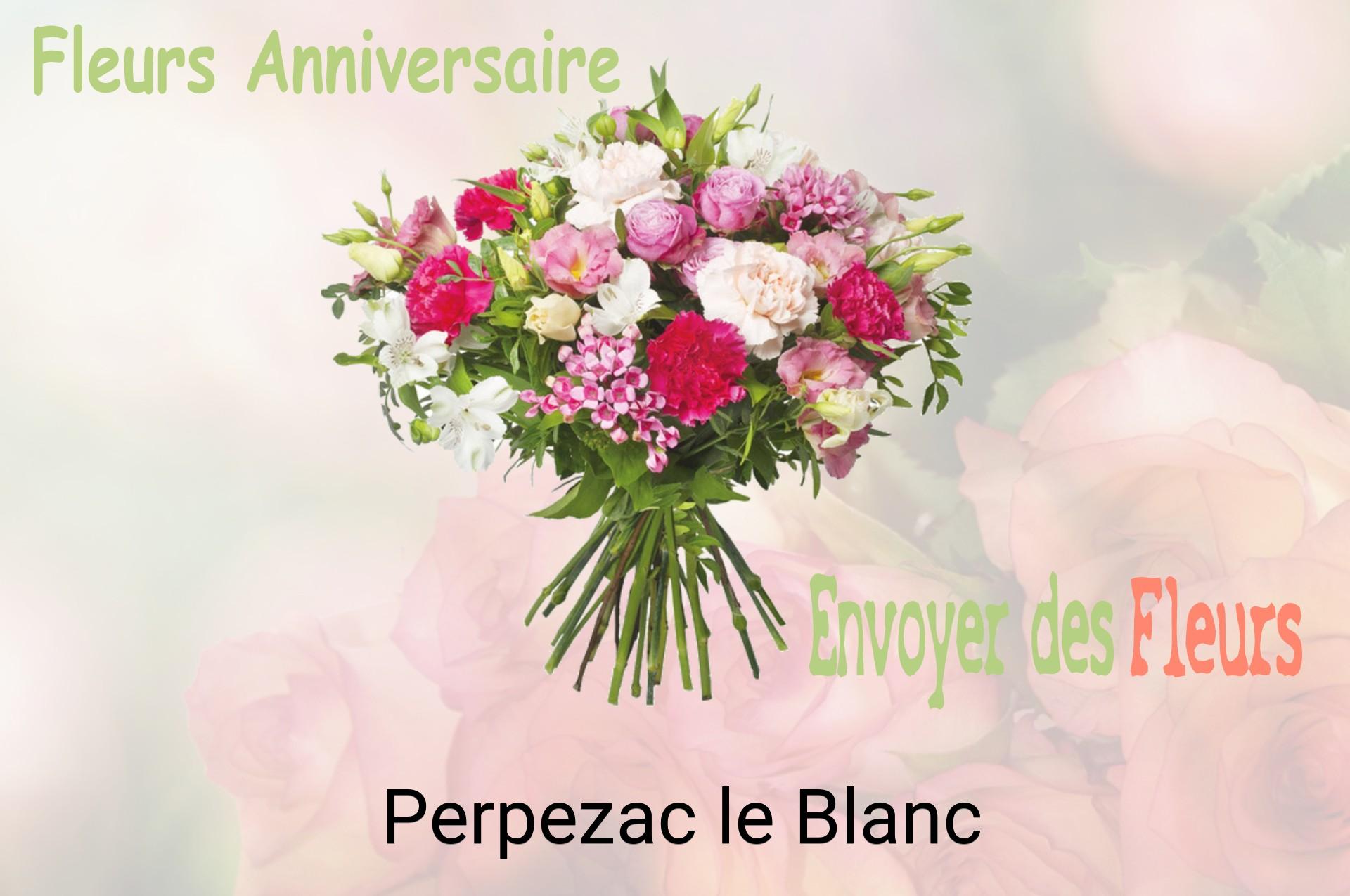 Bouquet de fleurs d’anniversaire livré à Perpezac-le-Blanc