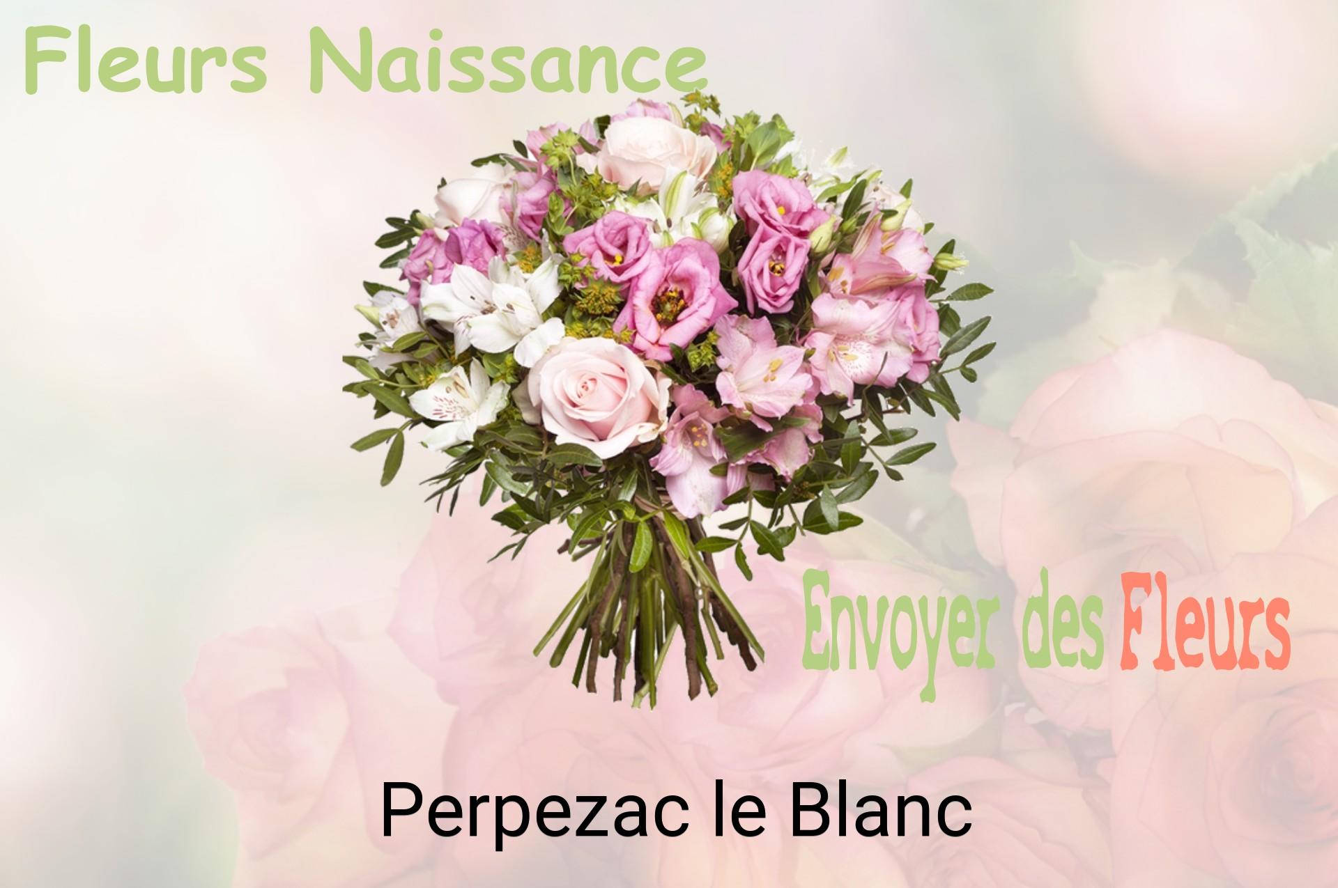 Bouquet de fleurs de naissance livré à Perpezac-le-Blanc
